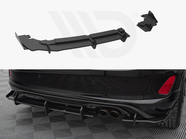 Maxton Design Street Pro Rear Diffuser + Flaps Ford Fiesta Mk8 St