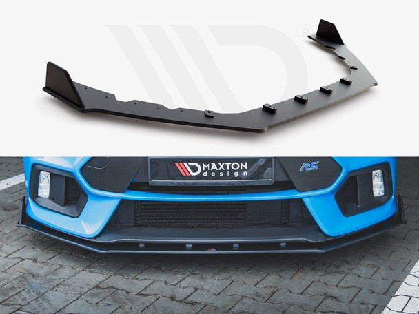 Maxton Design Street Pro Front Splitter V.2 Ford Focus Rs Mk3