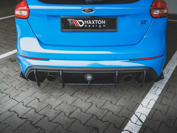 Maxton Design Street PRO Rear Diffuser Ford Focus RS Mk3