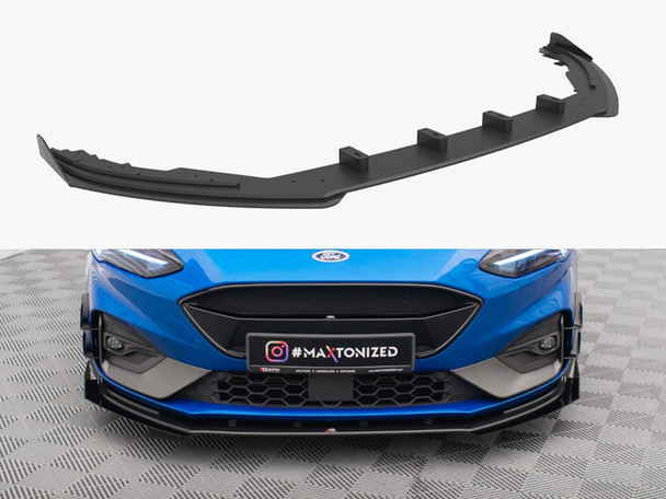 Maxton Design Street PRO Front Splitter + Flaps Ford Focus ST / ST-Line Mk4