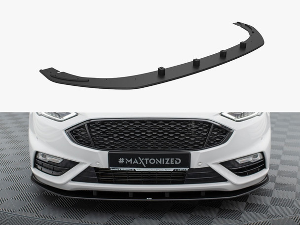Maxton Design Street PRO Front Splitter Ford Mondeo Sport Mk5 Facelift / Fusion Sport Mk2 Facelift