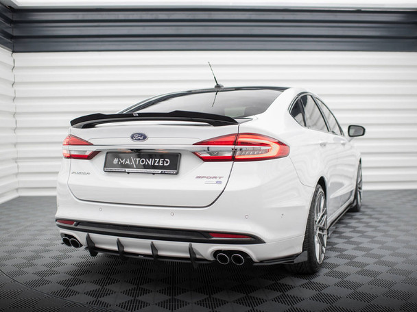 Maxton Design Street PRO Rear Diffuser Ford Mondeo Sport Mk5 Facelift / Fusion Sport Mk2 Facelift