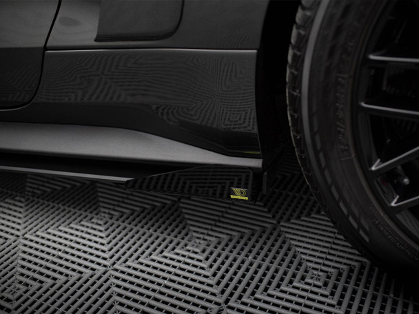 Maxton Design Street PRO Front Splitter + Flaps Ford Mustang GT Mk6