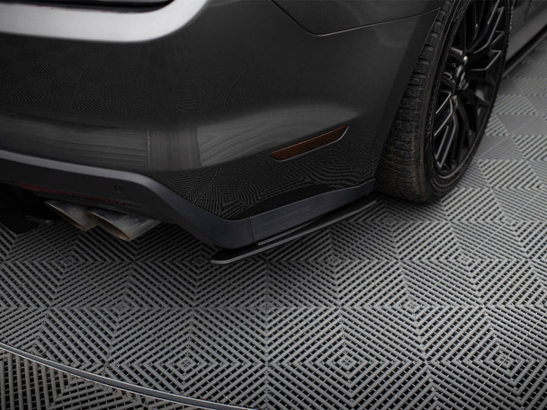 Maxton Design Street Pro Rear Side Splitters Ford Mustang GT Mk6