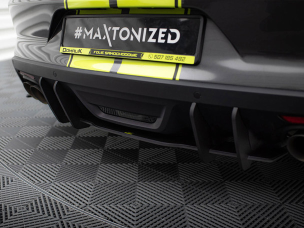 Maxton Design Street Pro Rear Side Splitters + Flaps Ford Mustang GT Mk6