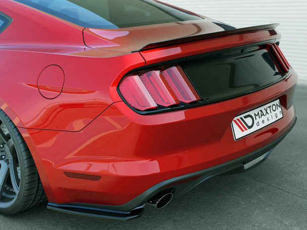 Maxton Design Rear Side Splitters Ford Mustang Mk6 (2014-17)
