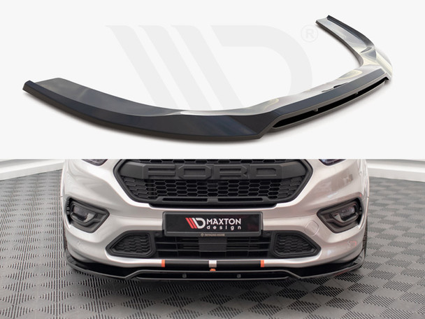Maxton Design Front Splitter Ford Transit Custom St-Line Mk1 Facelift