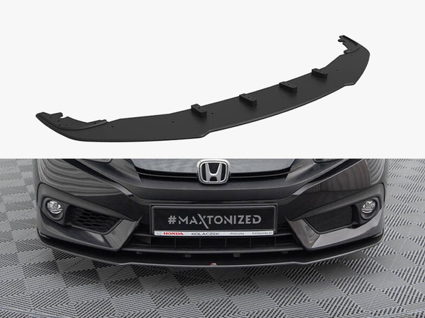 Maxton Design Street PRO Front Splitter Honda Civic Mk10