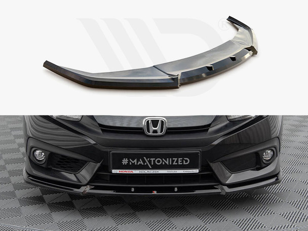 Maxton Design Front Splitter V.1 Honda Civic Mk10