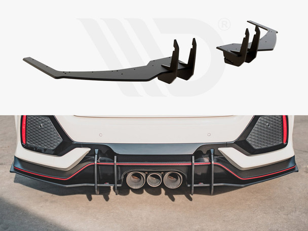 Maxton Design Street Pro Rear Diffuser V.2 Honda Civic X Type R