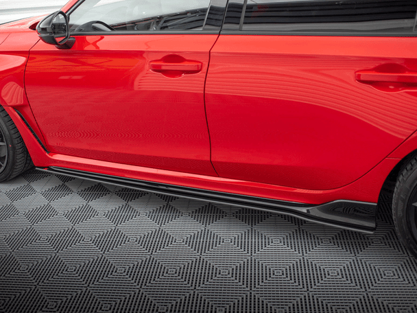 Maxton Design Street PRO Front Splitter + Flaps Honda Civic Type-R Mk 11