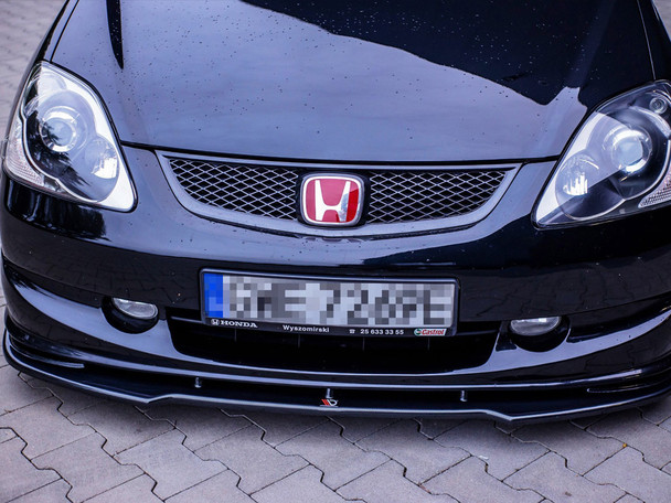 Maxton Design Front Splitter V.1 Honda Civic Ep3 (Mk7) Type-R/S Facelift (2004-2006)