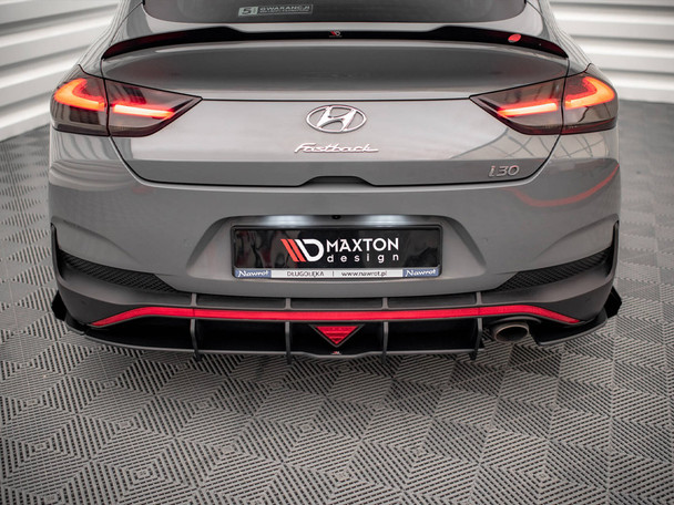 Maxton Design Street PRO Rear Diffuser Hyundai I30 Fastback N-Line Mk3 Facelift