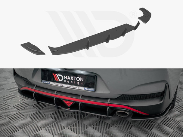 Maxton Design Street Pro Rear Diffuser Hyundai I30 Fastback N-Line Mk3 Facelift