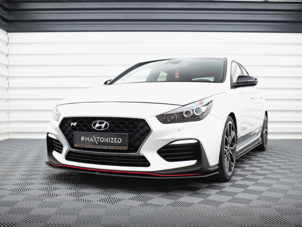 Maxton Design Street PRO Front Splitter Hyundai I30 N Mk3 Hatchback / Fastback