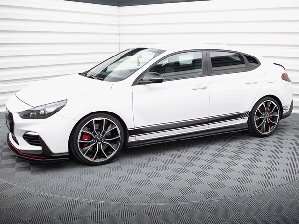 Maxton Design Street PRO Side Skirts Diffusers V.1 Hyundai I30 N Mk3 / Mk3 FL Hatchback / Fastback