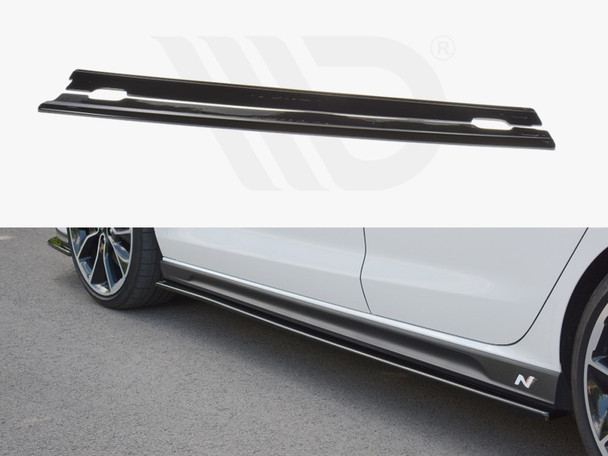 Maxton Design Side Skirts Diffusers V.1 Hyundai I30 N Mk3 Hatchback / Fastback (2017-)