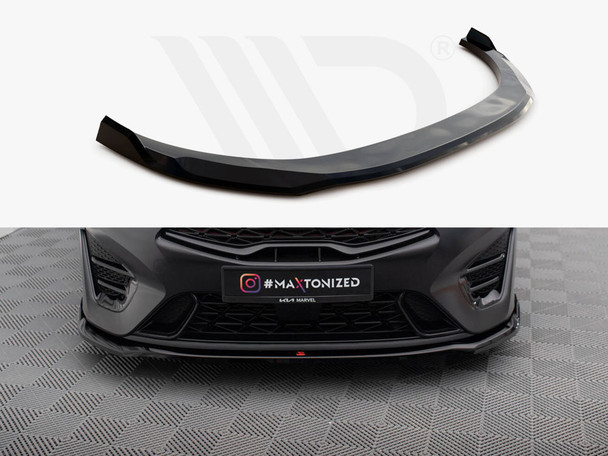 Maxton Design Front Splitter V.1 Kia Proceed Gt Mk3 Facelift / Ceed Gt Mk1 Facelift