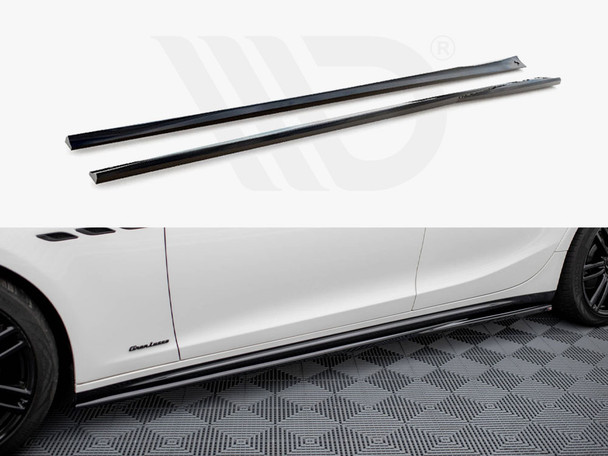 Maxton Design Side Skirts Diffusers Maserati Ghibli Mk3 Facelift