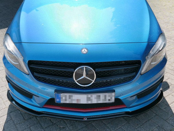 Maxton Design Front Splitter Mercedes A-Class W176 Amg-Line Pre-Facelift (2013-2015)