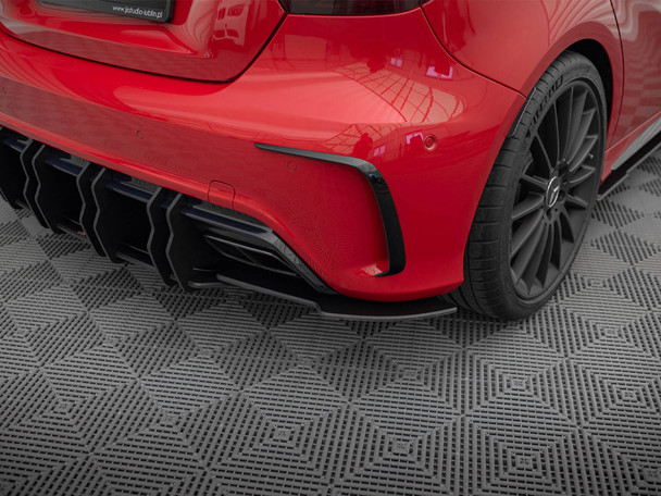 Maxton Design Street Pro Rear Side Splitters Mercedes-Benz A 45 AMG W176 Facelift