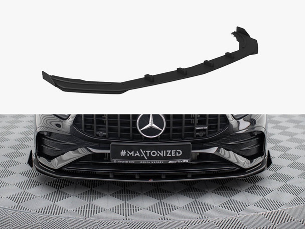 Maxton Design Street PRO Front Splitter + Flaps Mercedes-AMG A35 W177 Facelift