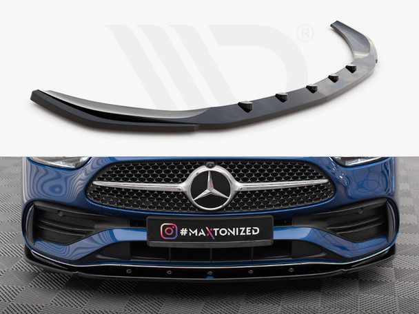 Maxton Design Front Splitter V.2 Mercedes-Benz C Amg-Line / 43 Amg W206