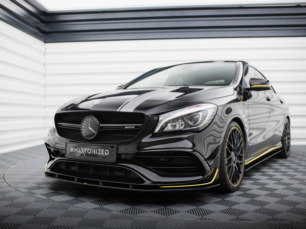 Maxton Design Street PRO Front Splitter Mercedes-AMG CLA 45 Aero C117 Facelift