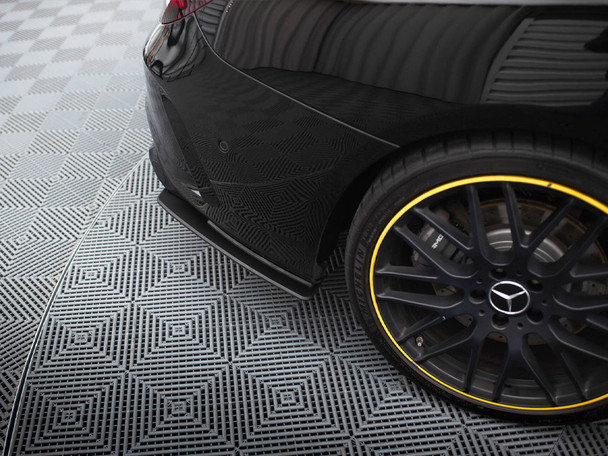 Maxton Design Street PRO Side Skirts Diffusers + Flaps Mercedes-AMG CLA 45 C117 Facelift