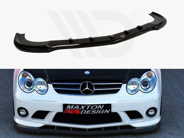 Maxton Design Front Splitter Mercedes Clk W209 (For Me-Clk-209-Amg204-F1 Bumper)