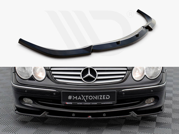 Maxton Design Front Splitter V.2 Mercedes Clk W209