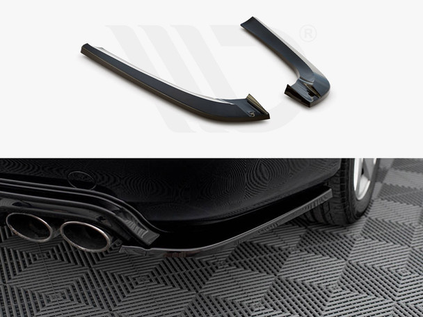Maxton Design Rear Side Splitters V.2 Mercedes Clk W209