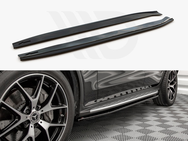 Maxton Design Side Skirts Diffusers V.1 Mercedes-Benz Glc Coupe Amg-Line C253