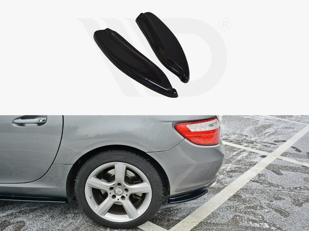 Maxton Design Rear Side Splitters V.1 Mercedes-Benz Slk R172 Standard (2011-2015)