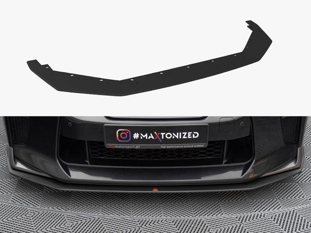 Maxton Design Street PRO Front Splitter Nissan GTR R35 2nd Facelift