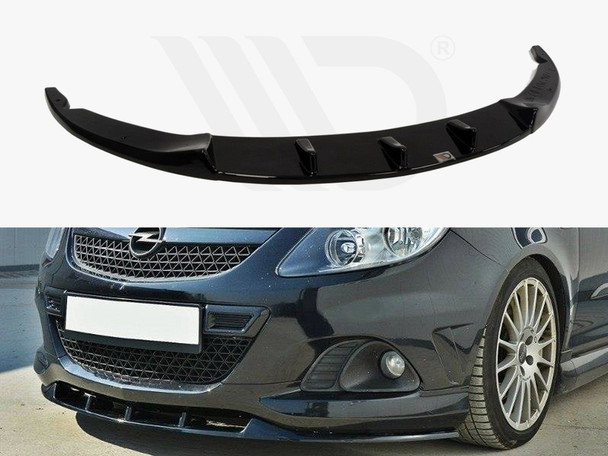 Maxton Design Front Splitter Opel Corsa D Nurburg (For Opc / Vxr Bumper)