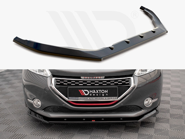 Maxton Design Front Splitter V.1 Peugeot 208 Gti Mk1