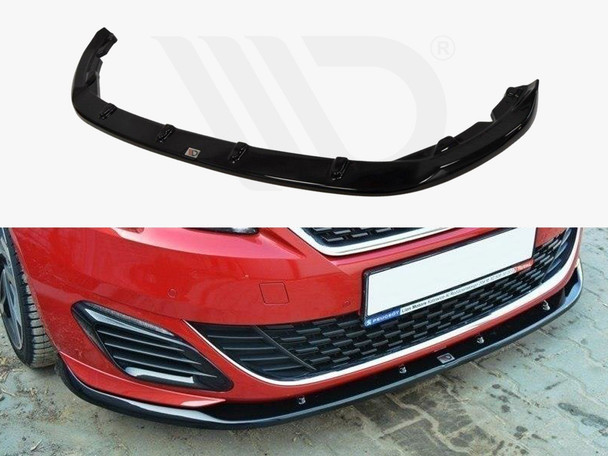 Maxton Design Front Splitter V.2 Peugeot 308 Ii Gti
