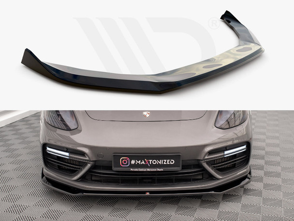 Maxton Design Front Splitter V.2 Porsche Panamera Turbo S E-Hybrid