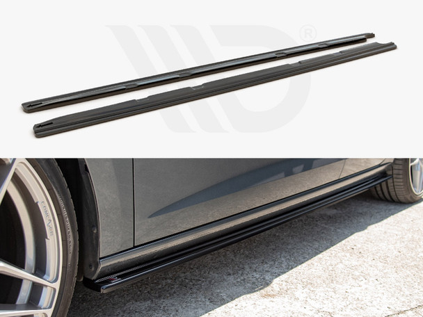 Maxton Design Side Skirts Diffusers V.1 Seat Leon Mk3 Cupra / Fr Facelift