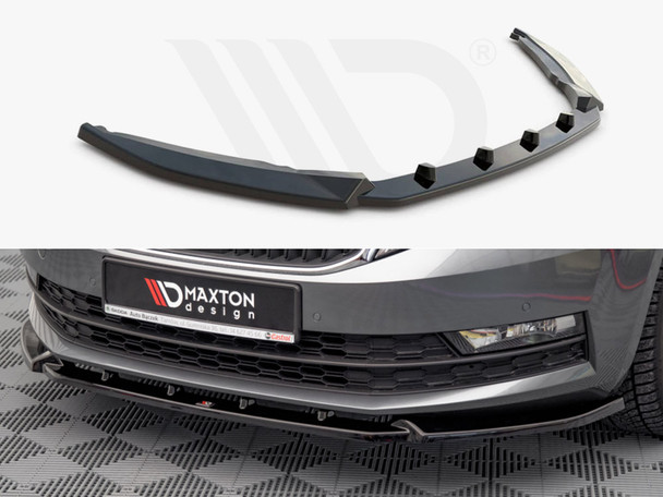 Maxton Design Front Splitter V.1 Skoda Octavia Mk3 Facelift (2016-2020)