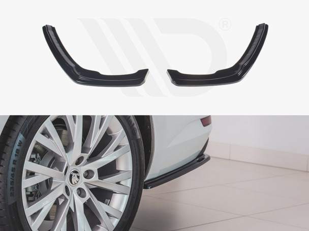 Maxton Design Rear Side Splitters Skoda Superb Mk3 Fl Hatchback / Estate (2019-)