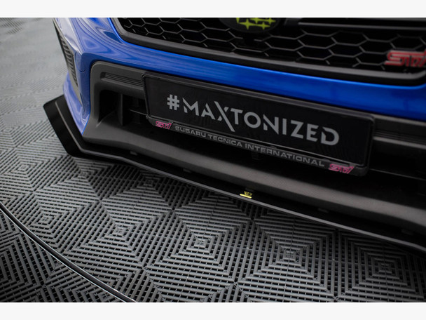 Maxton Design Street PRO Front Splitter Subaru WRX STI Mk1 Facelift
