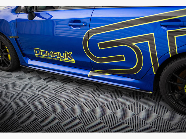 Maxton Design Street PRO Front Splitter + Flaps Subaru WRX STI Mk1 Facelift