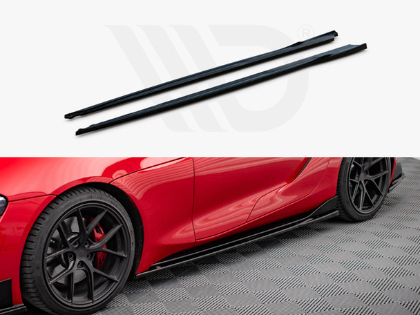 Maxton Design Side Skirts Diffusers V.3 Toyota Supra Mk5 (2019-)