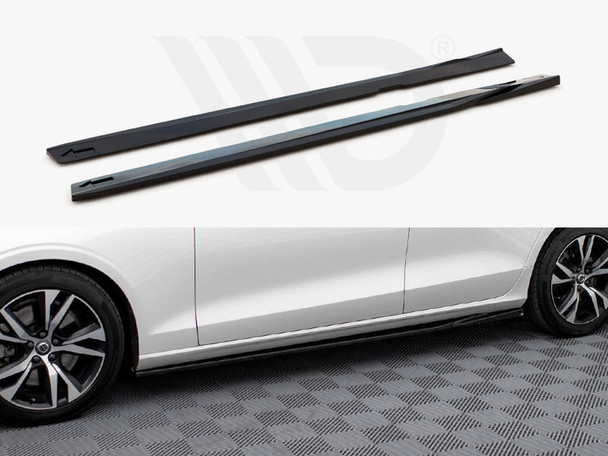 Maxton Design Side Skirts Diffusers V.1 Volvo S60 / V60 R-Design Mk3