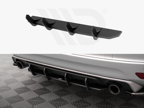 Maxton Design Street Pro Rear Diffuser Volvo Xc60 R-Design Mk1 Facelift