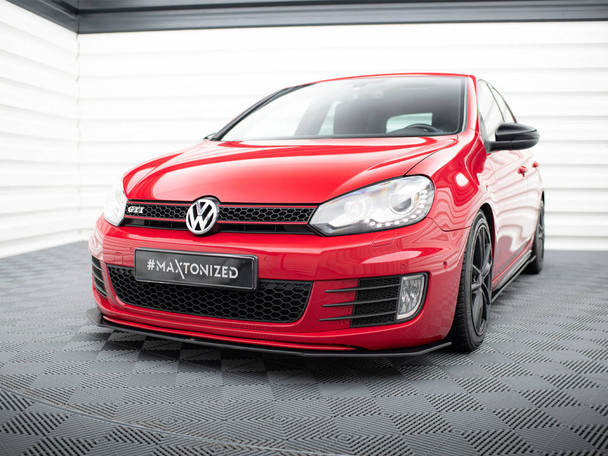 Maxton Design Street PRO Front Splitter V.3 VW Golf GTI Mk6