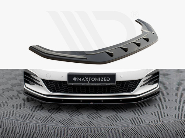 Maxton Design Front Splitter V.1 Vw Golf 7 Gti Facelift