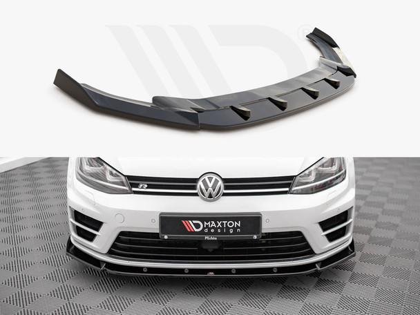 Maxton Design Front Splitter V.4 Vw Golf R Mk7
